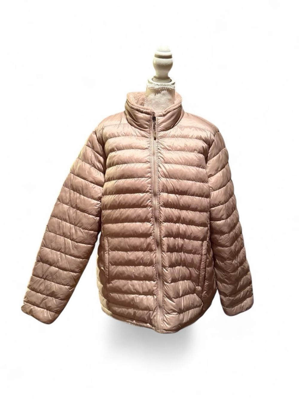 Like New Beige HeatKeep Puffer Coat